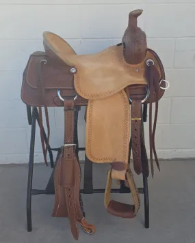 #1556 15.5" Corriente Association Ranch Saddle