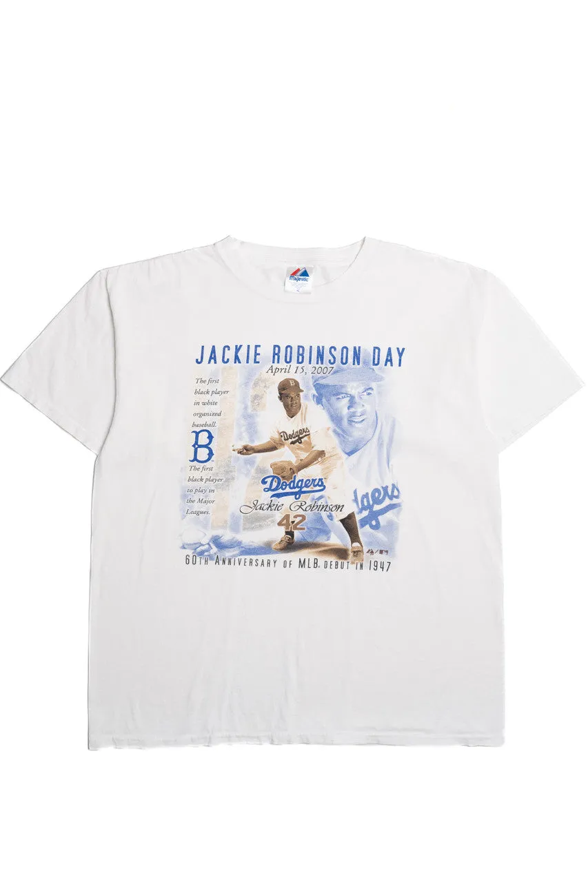 2007 Jackie Robinson Day Majestic T-Shirt