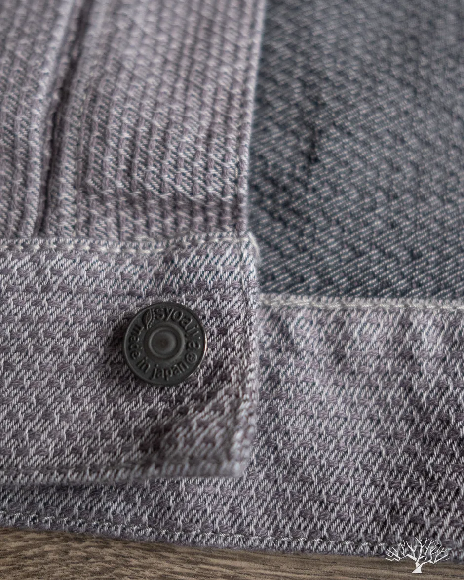6220 Sashiko Type 2 Jacket - Grey x Black