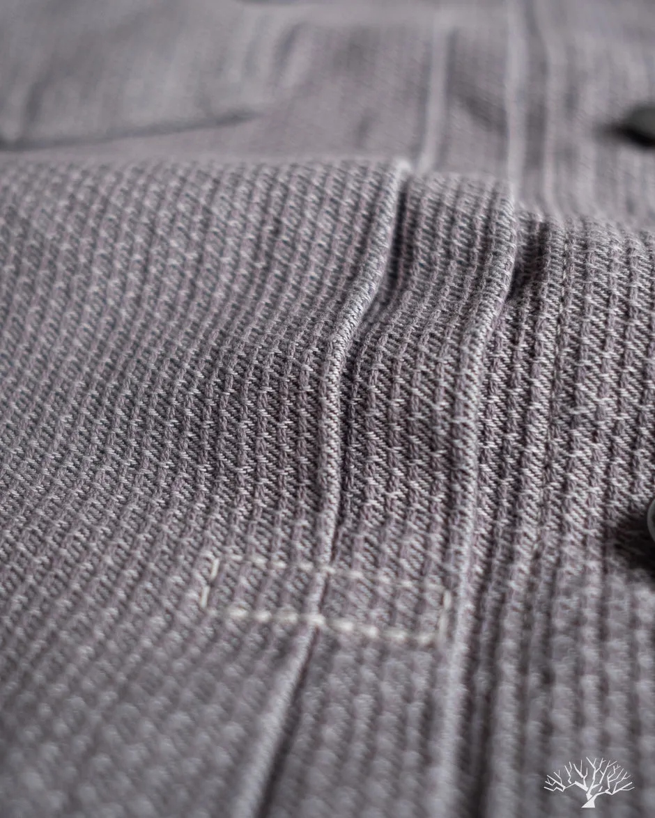 6220 Sashiko Type 2 Jacket - Grey x Black
