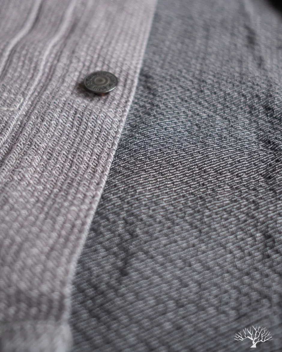 6220 Sashiko Type 2 Jacket - Grey x Black