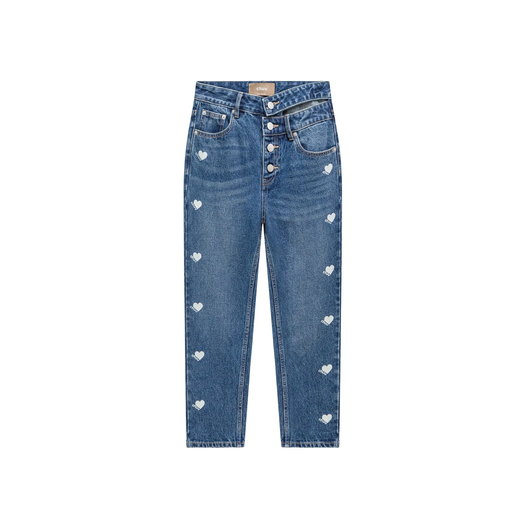 A Place In My Heart Slim Straight Denim Jeans