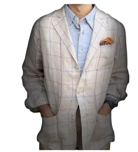 Alexander Julian - Linen Shirt Jacket Size 40 Regular