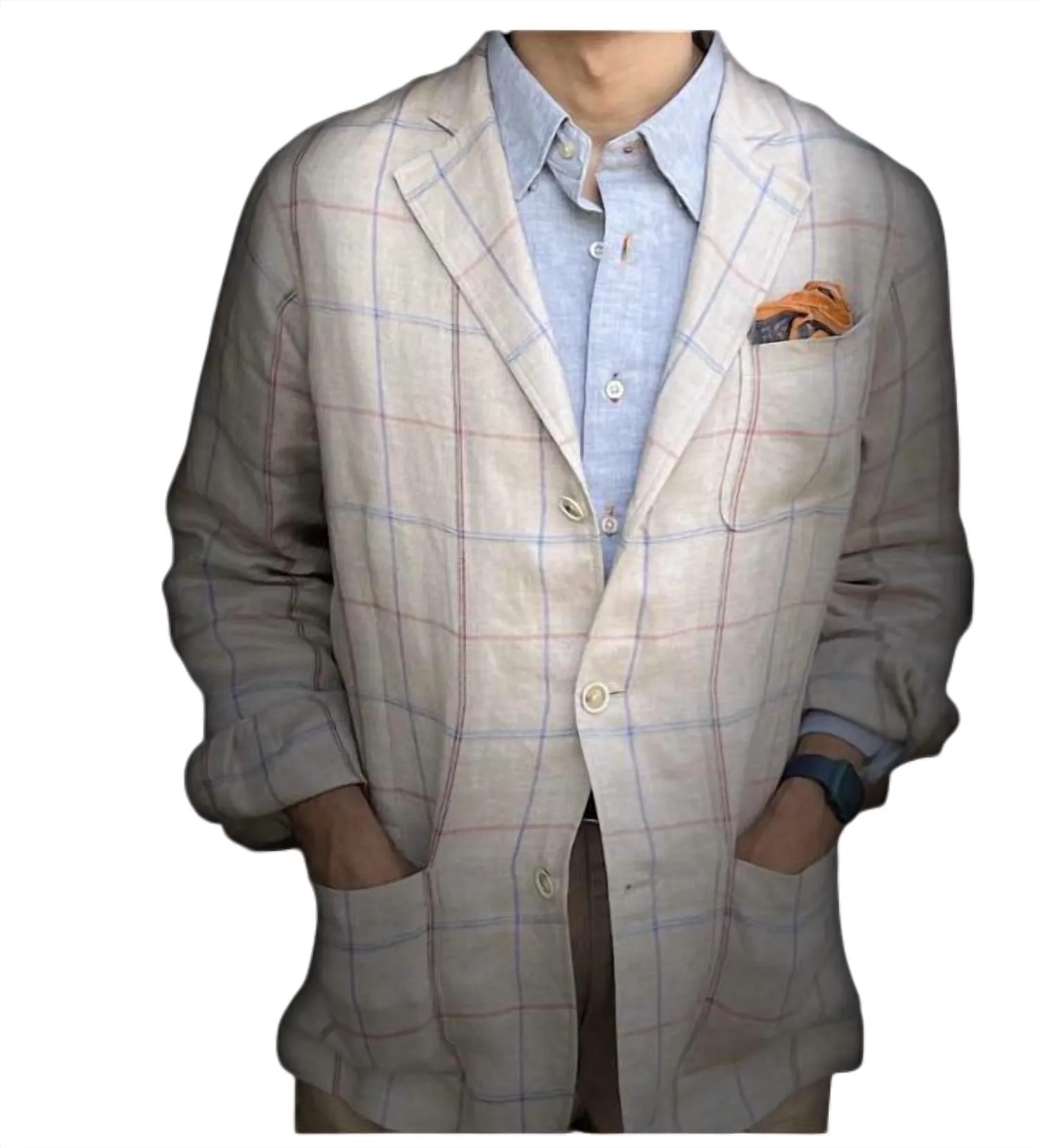 Alexander Julian - Linen Shirt Jacket Size 40 Regular