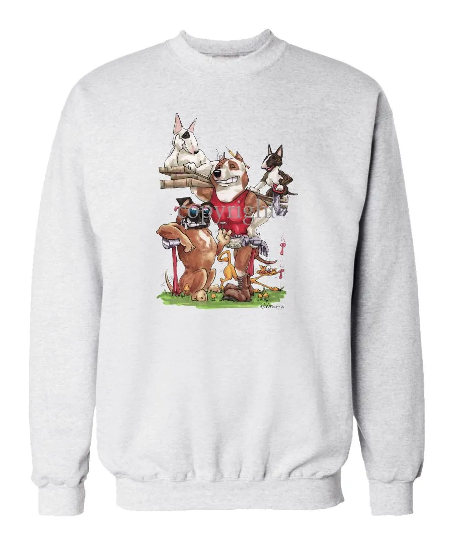 American Staffordshire Terrier - Group Construction - Caricature - Sweatshirt