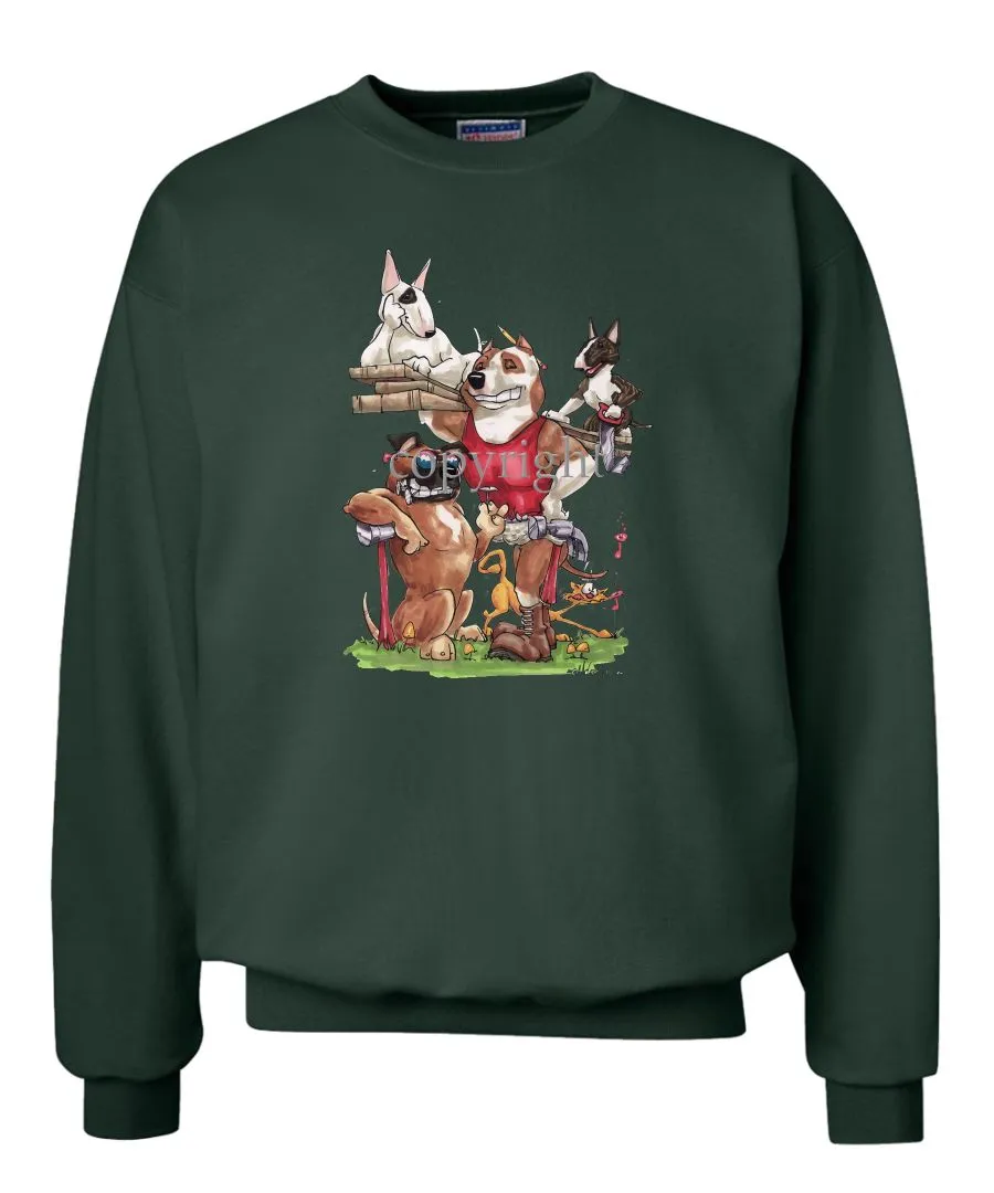 American Staffordshire Terrier - Group Construction - Caricature - Sweatshirt