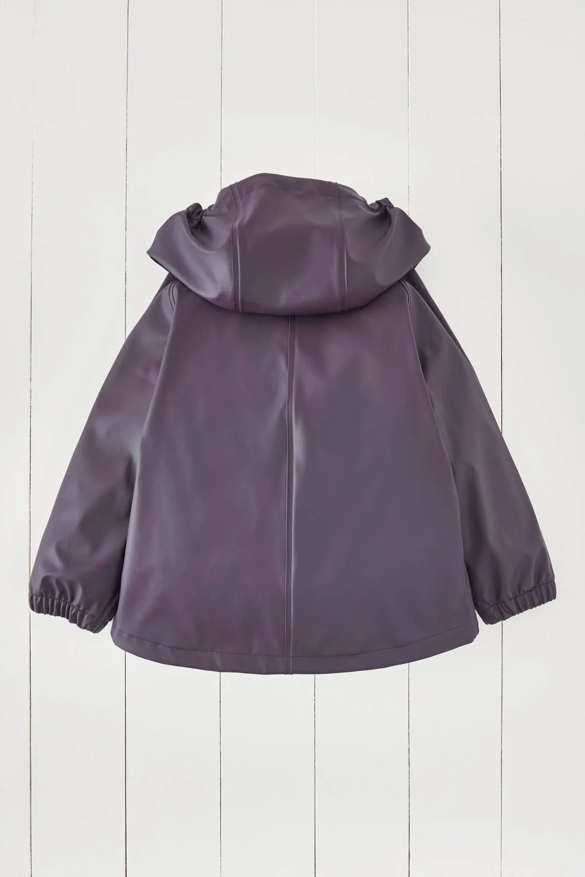 Amethyst Purple Kids Waterproof Rain Jacket