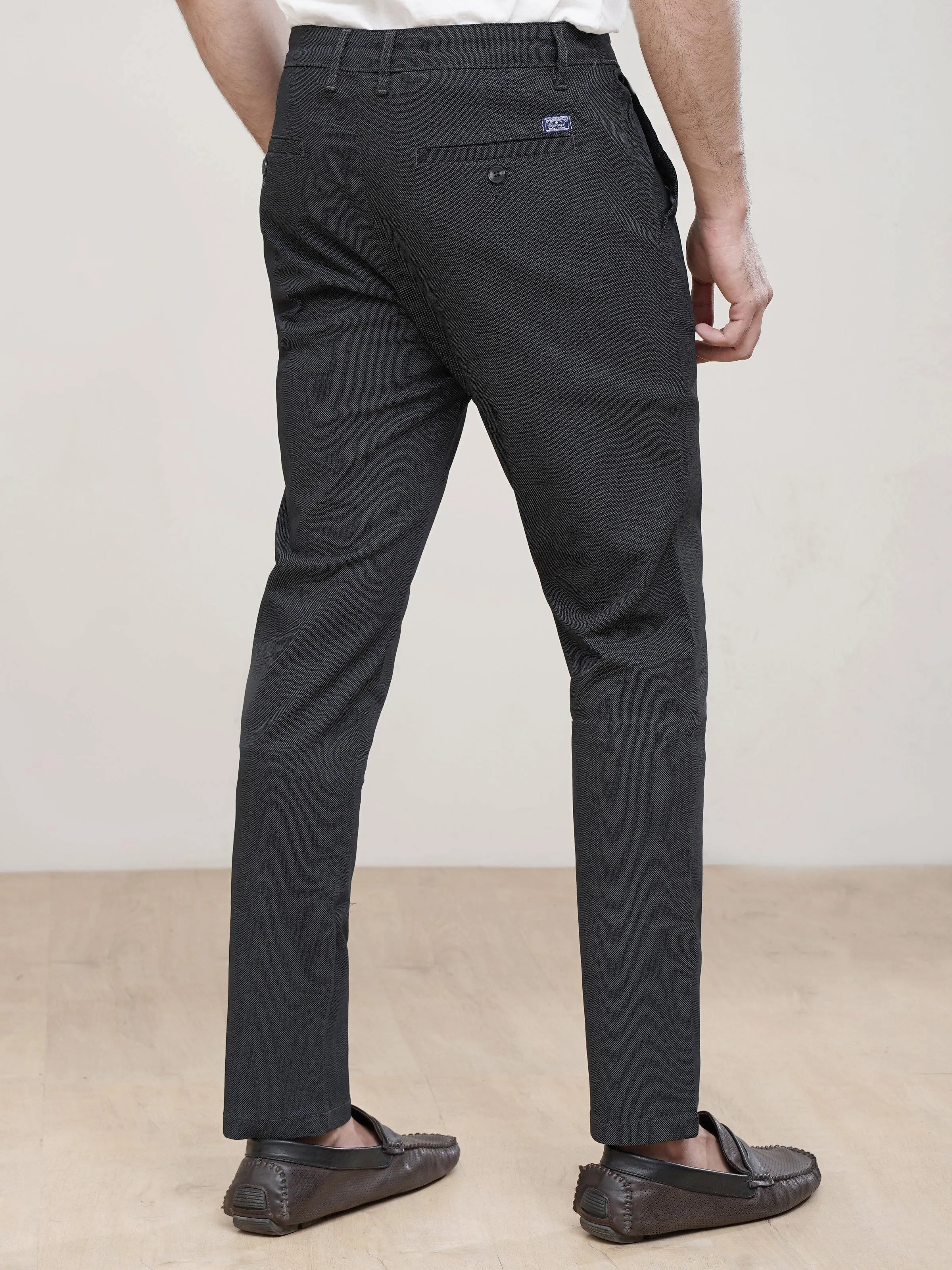 CASUAL PANT CROSS POCKET BLACK GREY