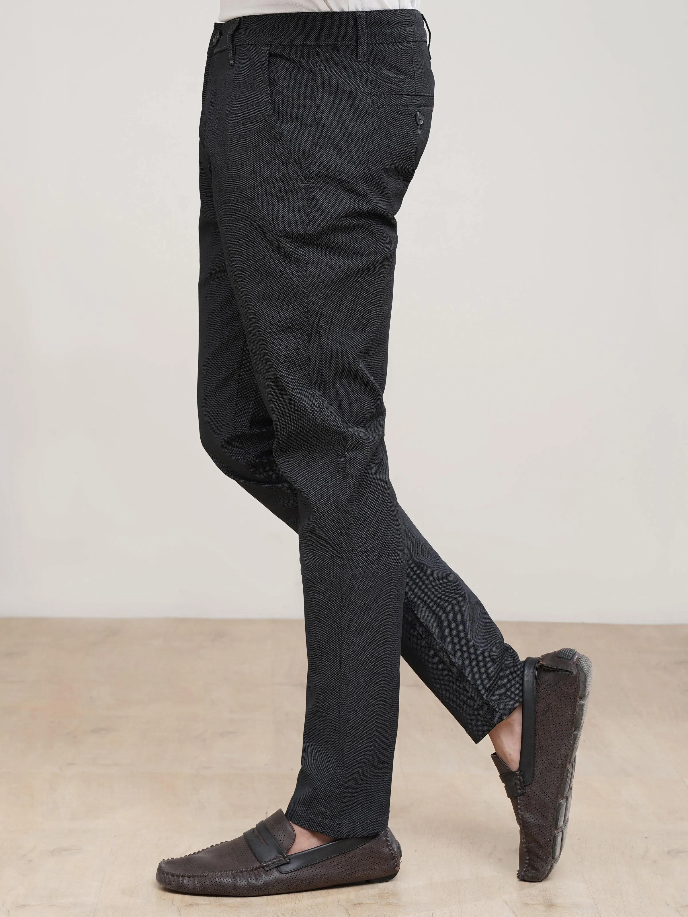 CASUAL PANT CROSS POCKET BLACK GREY