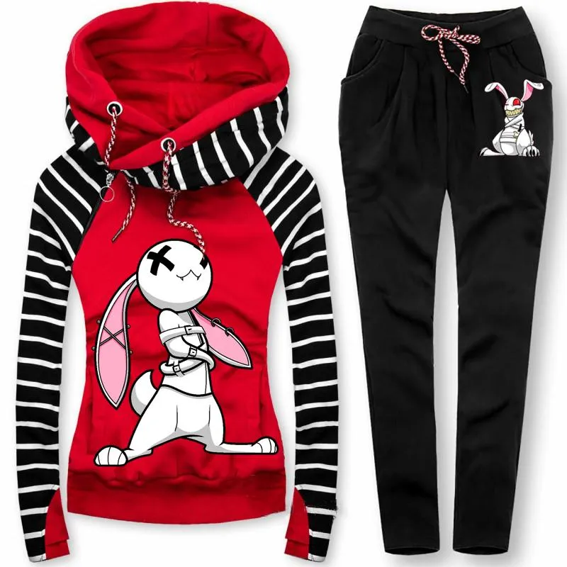 Casual sweatshirt pants suit