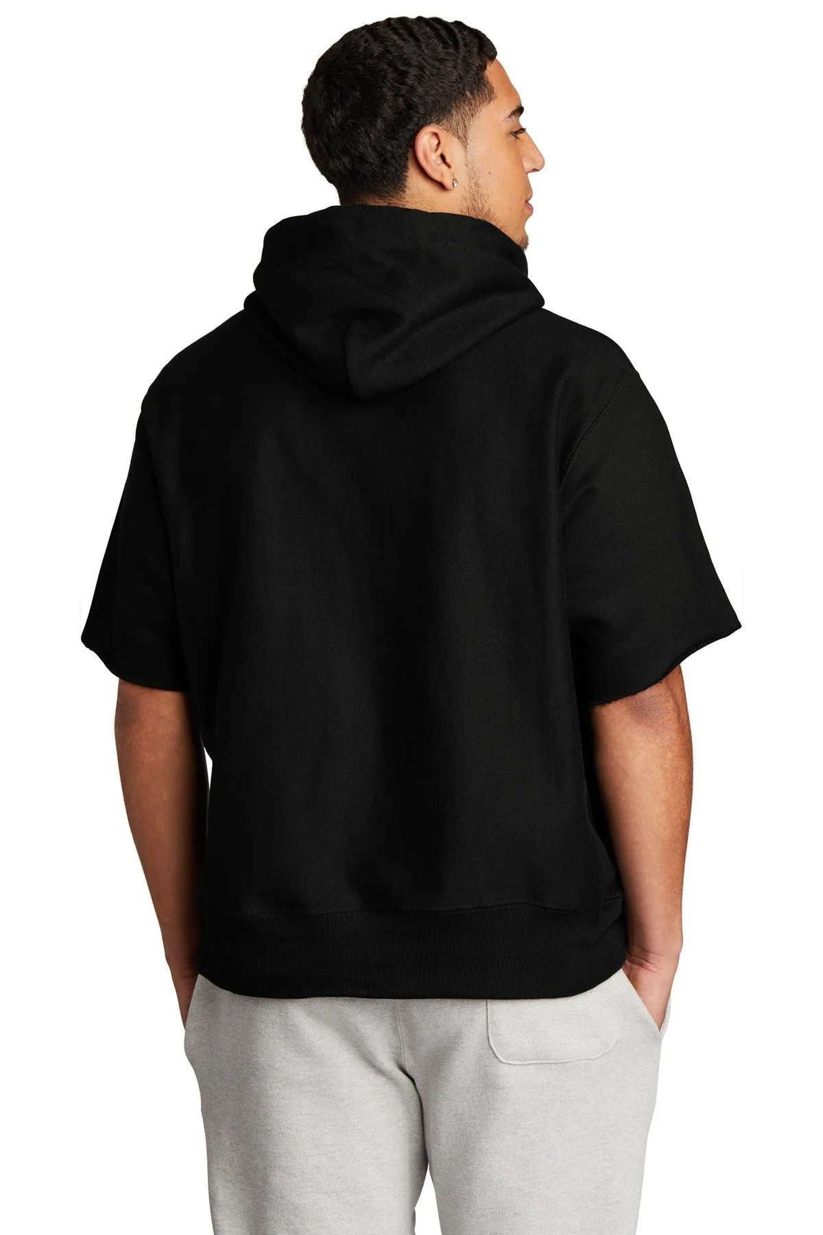 Champion Reverse Weave Short Sleeve Hooded Sweatshirt S101SS