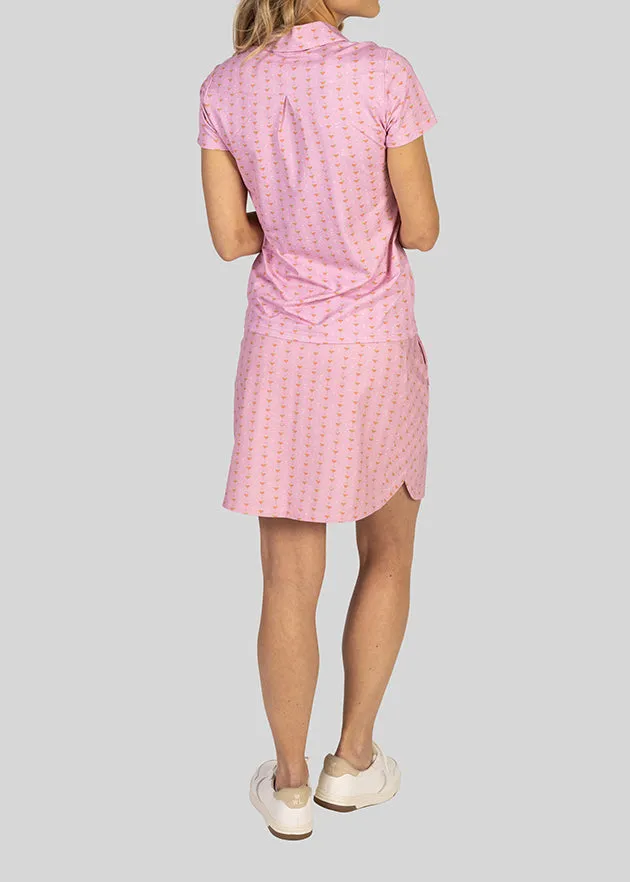 Cocktail Seersucker Women's Spinner Skirt