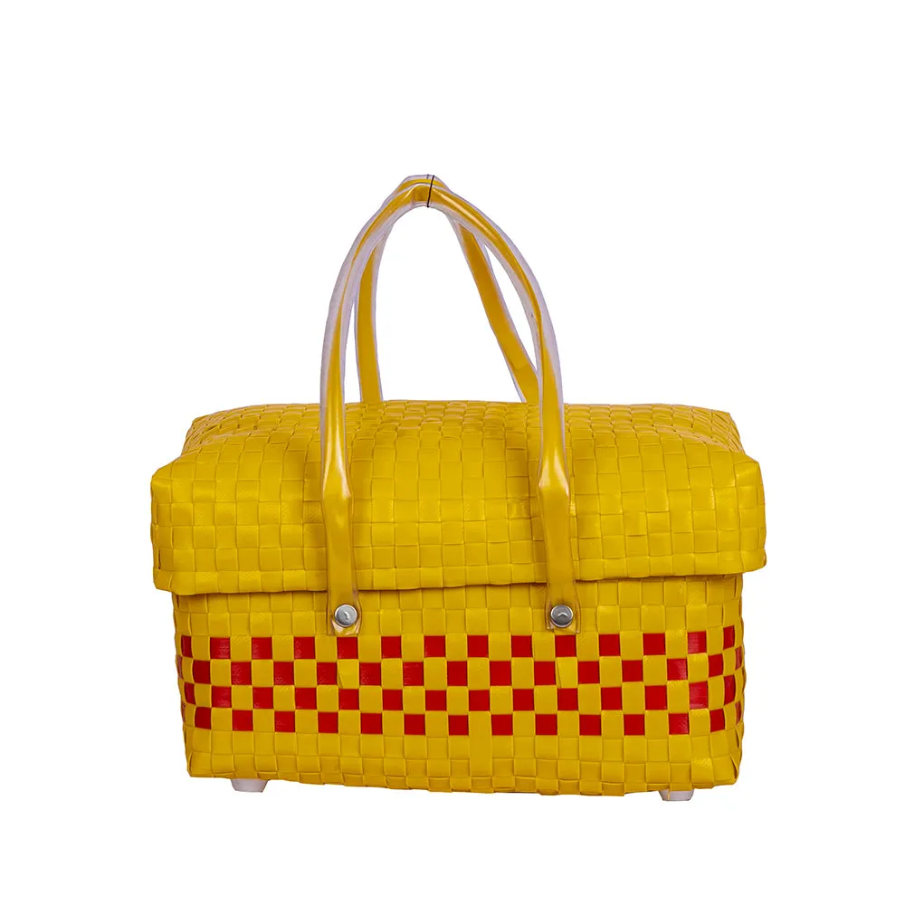 Grocery Half Basket with Lid