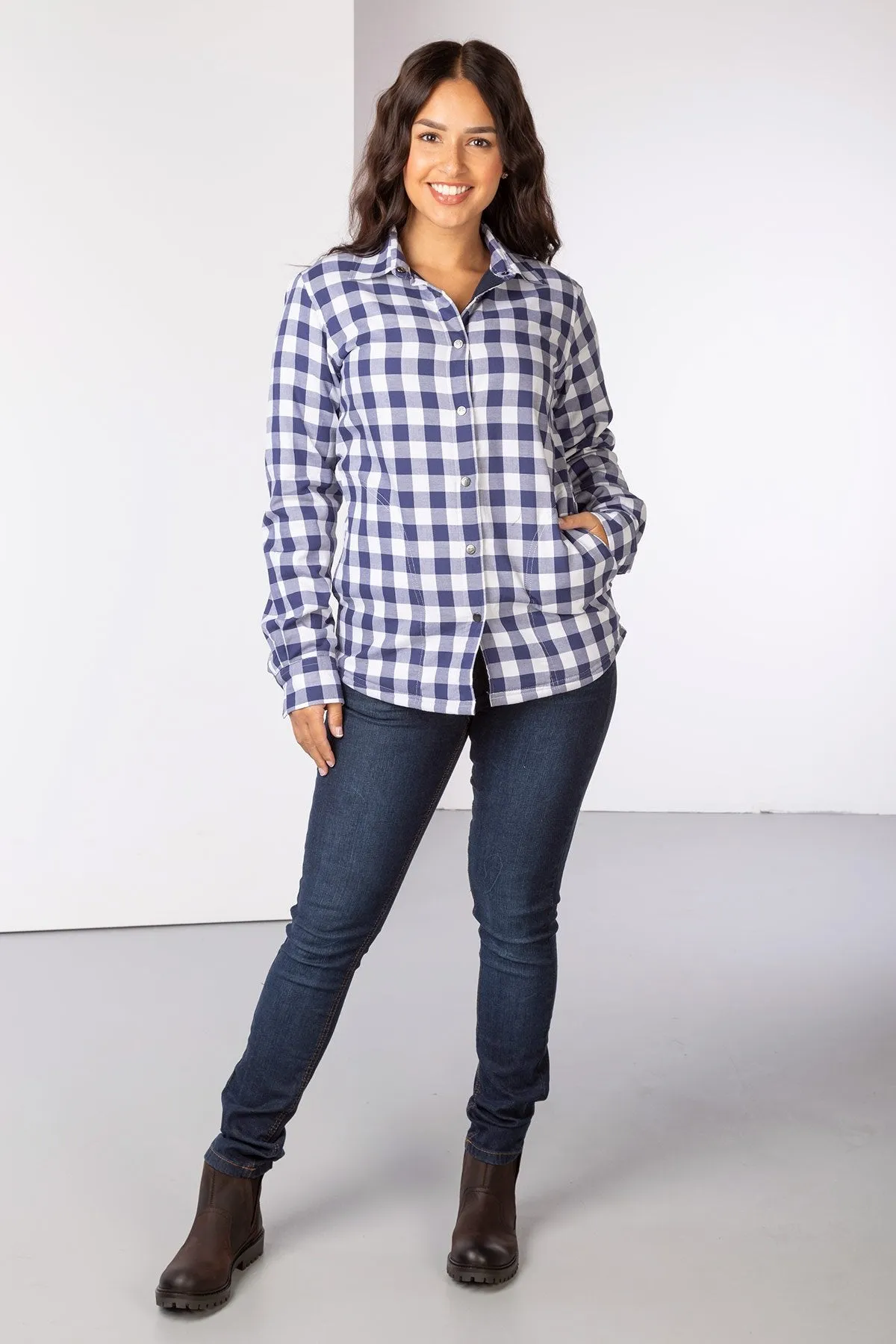 Ladies Hannah Fleece Lined Shirt
