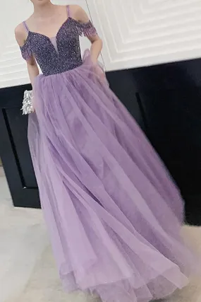 New Arrival Real Made Charming Beading Long Prom Dresses Evening dresses Beautiful