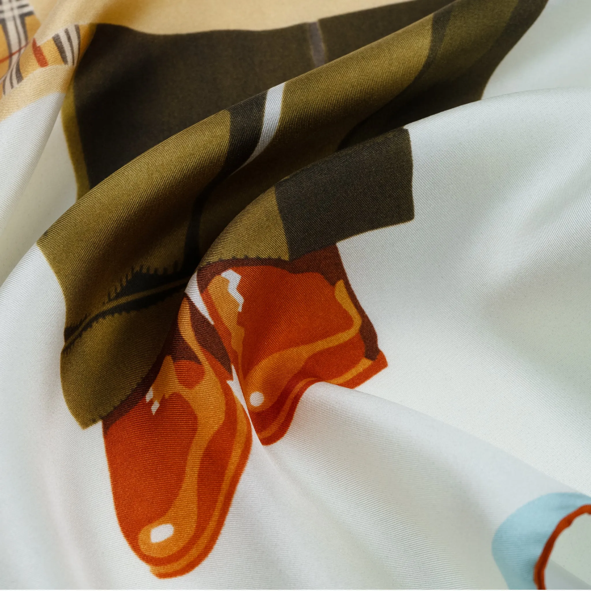‘Ochre’ Pocket Square