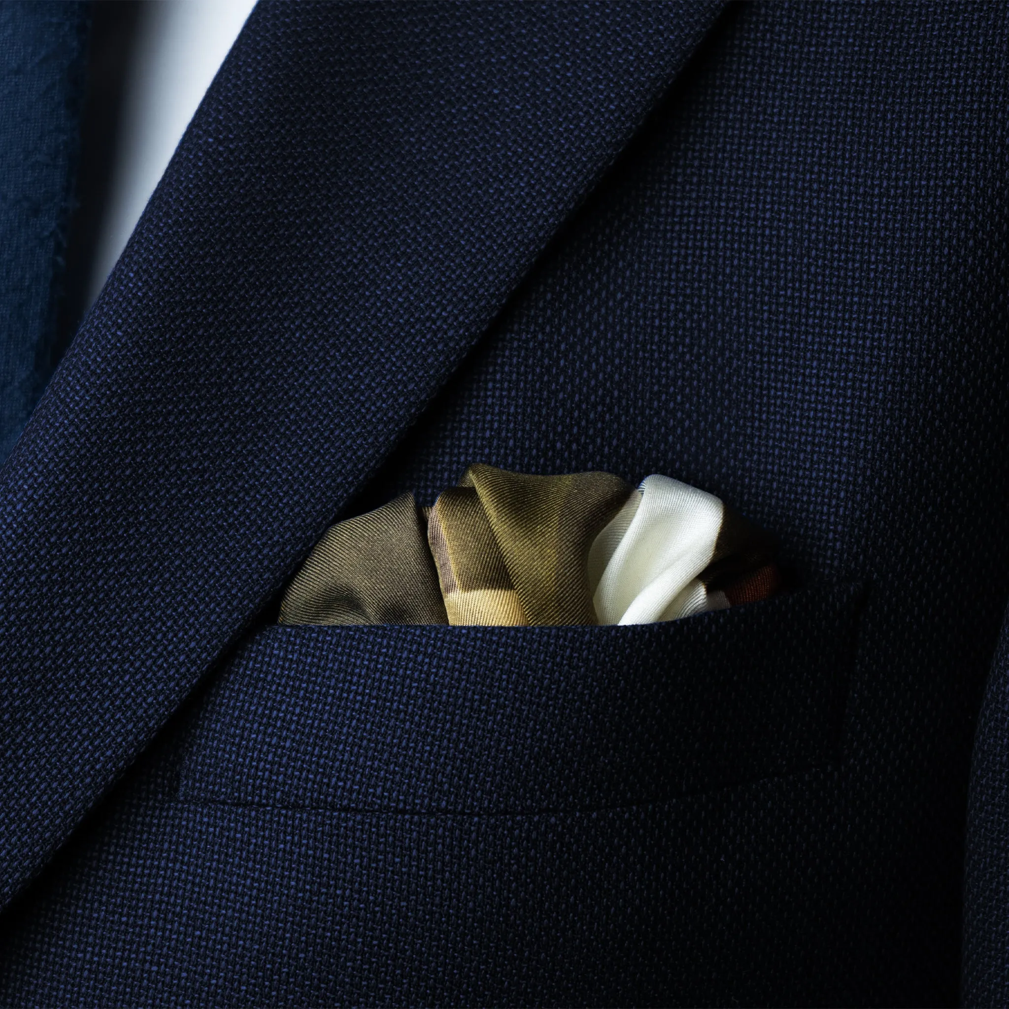 ‘Ochre’ Pocket Square