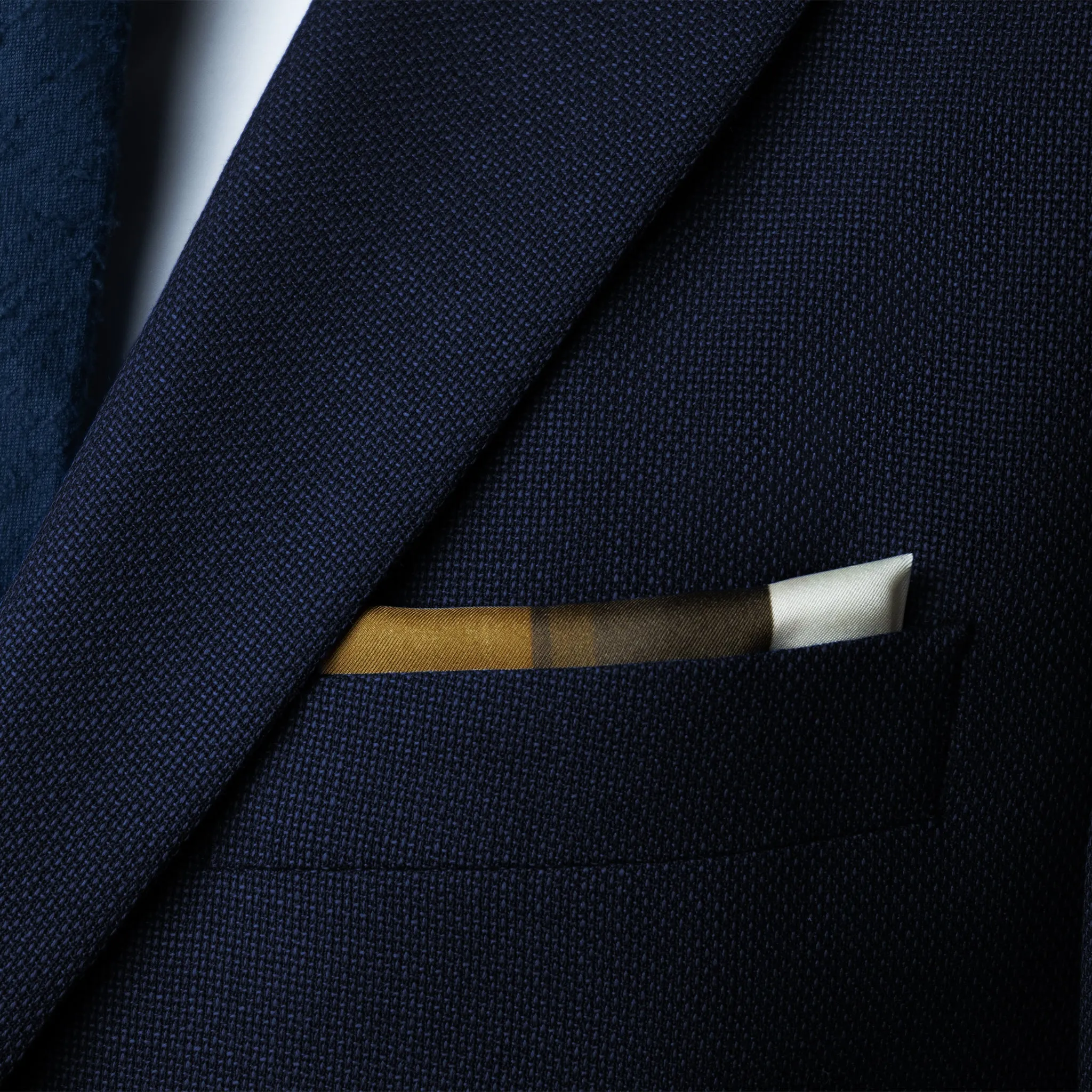 ‘Ochre’ Pocket Square