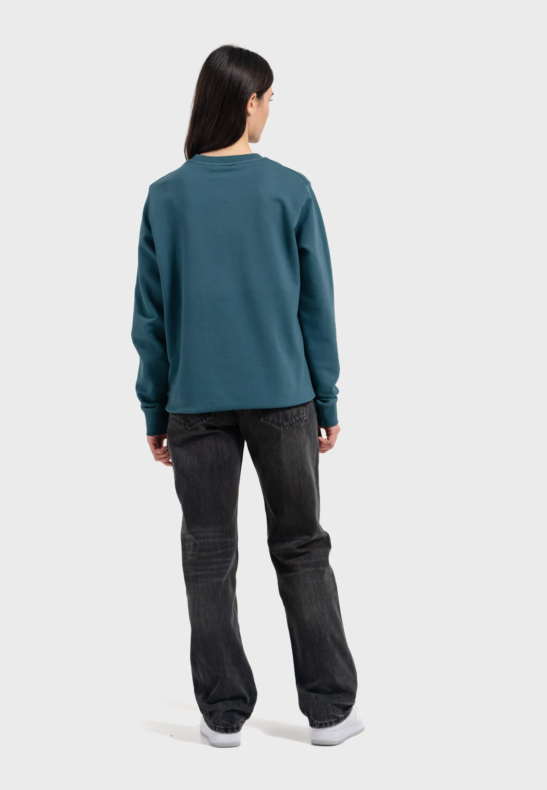 Oldskull Iconic Logo Sweatshirt Dark Green
