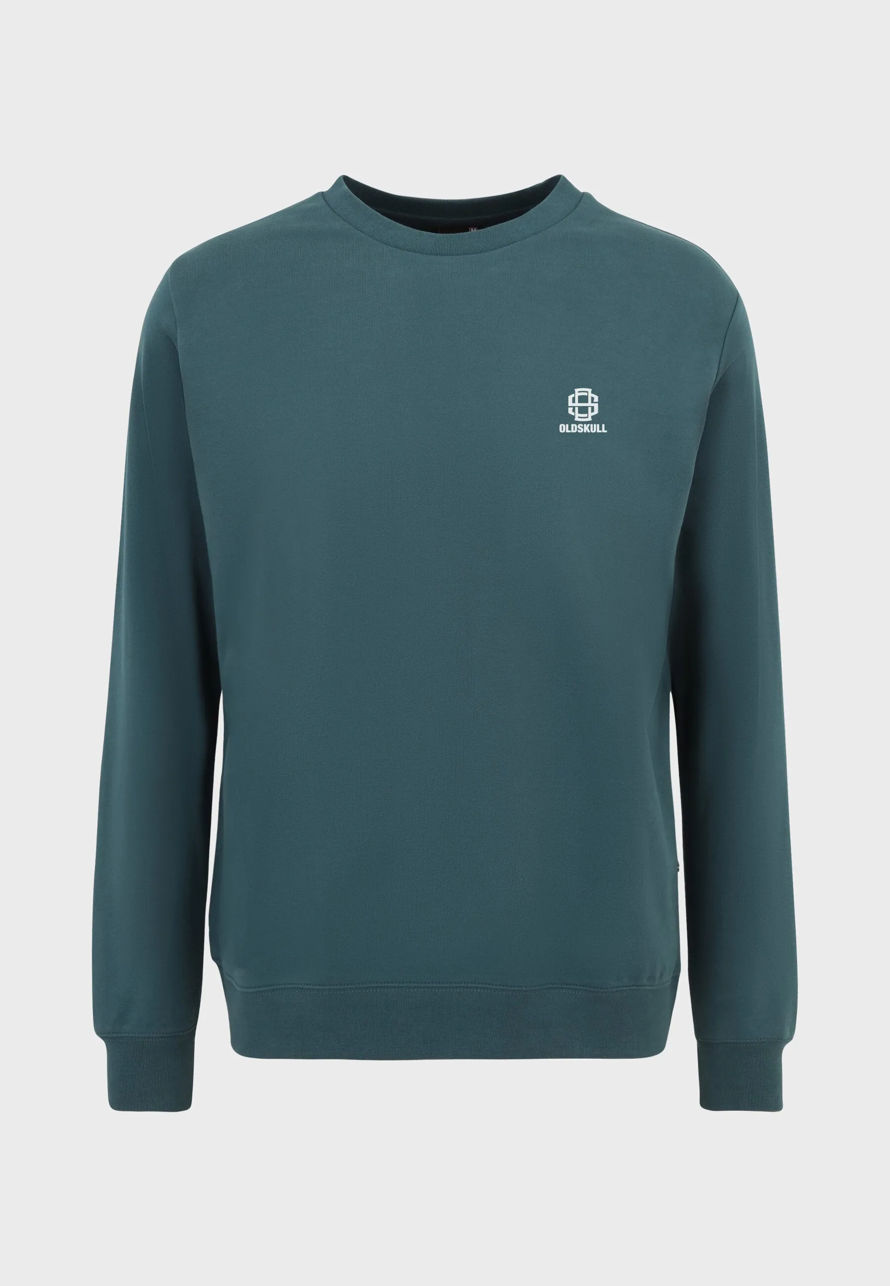 Oldskull Iconic Logo Sweatshirt Dark Green