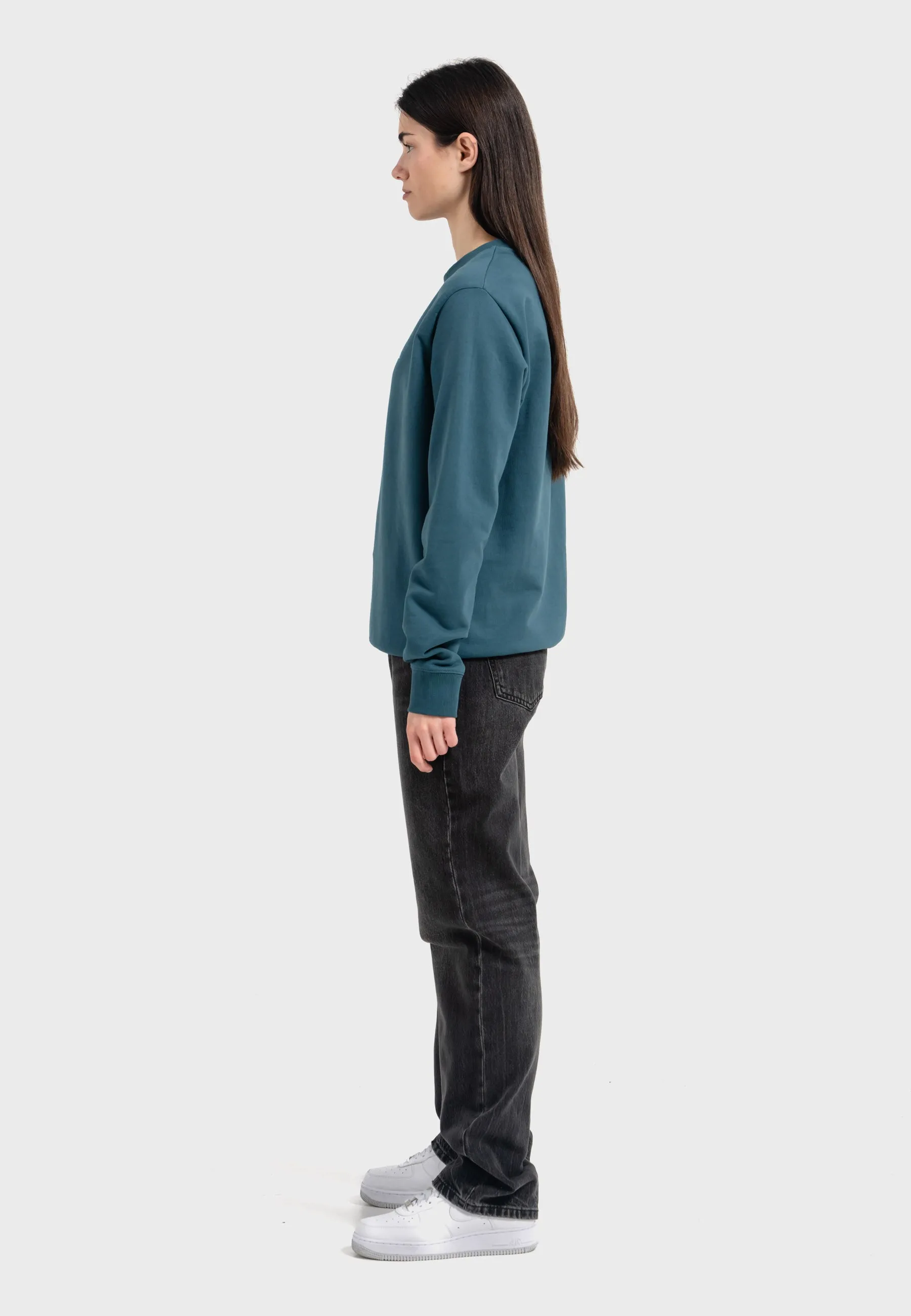 Oldskull Iconic Logo Sweatshirt Dark Green