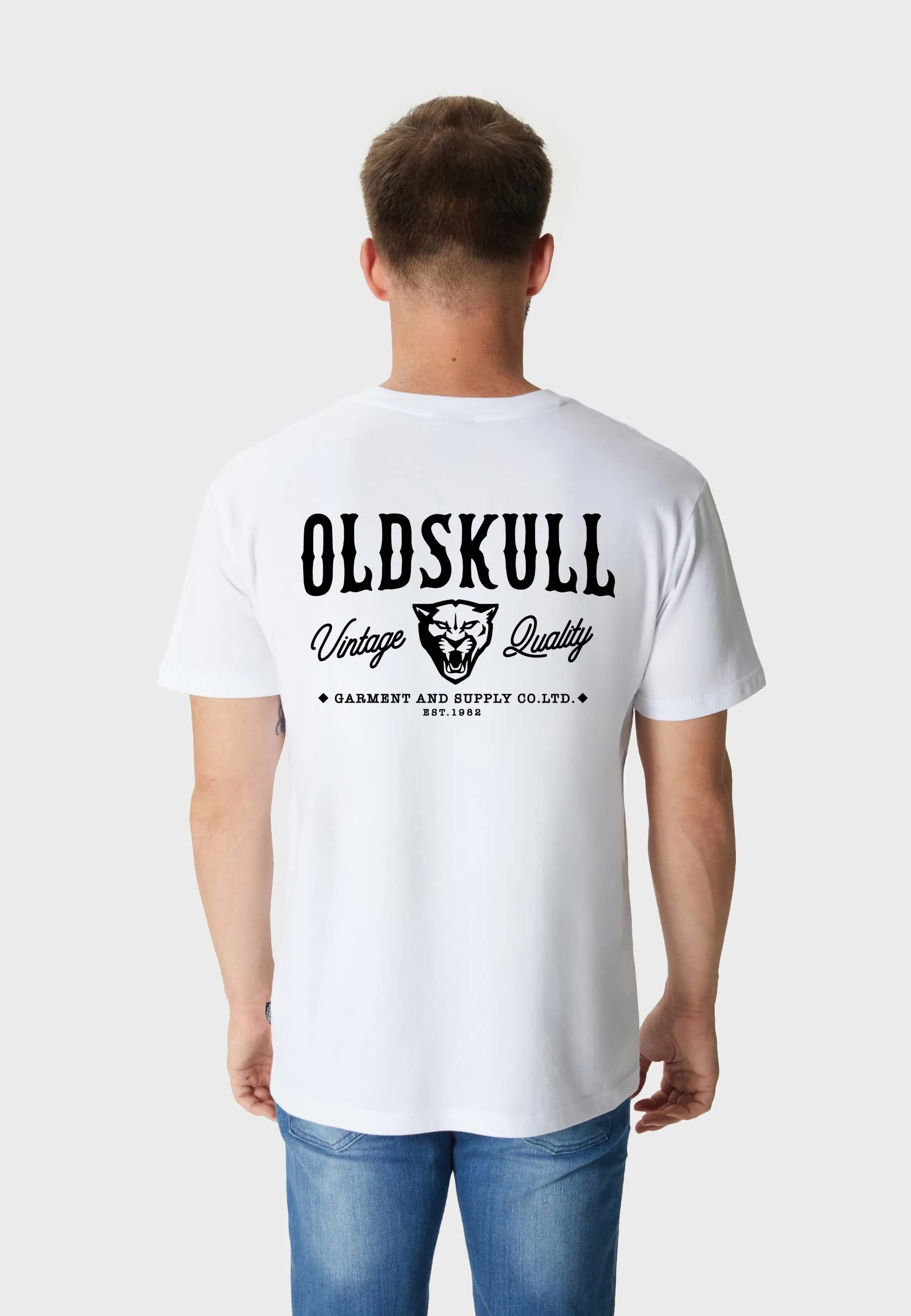 Pantheris Backprint T-Shirt White