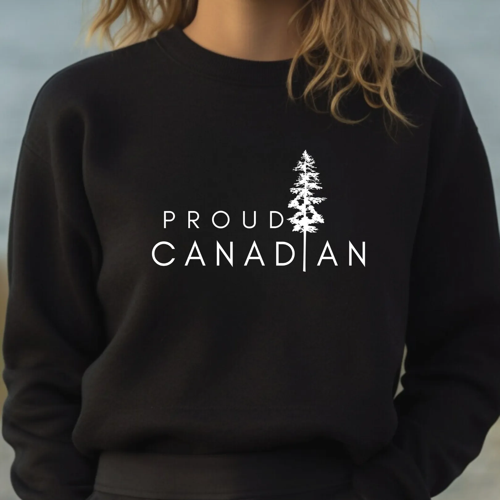 Proud Canadian - Crewneck Sweatshirt - Adult (2 colour options)