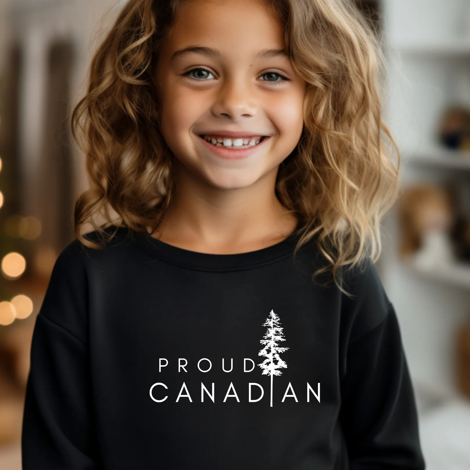 Proud Canadian - Crewneck Sweatshirt - Toddler to Youth (2 colour options)