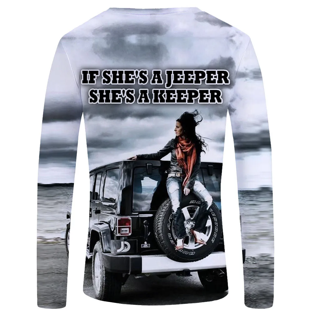 She's a Jeeper - Classic UPF 50  Long Sleeve Shirt