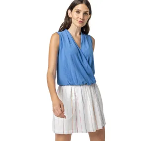Smocked Waist Short Skirt