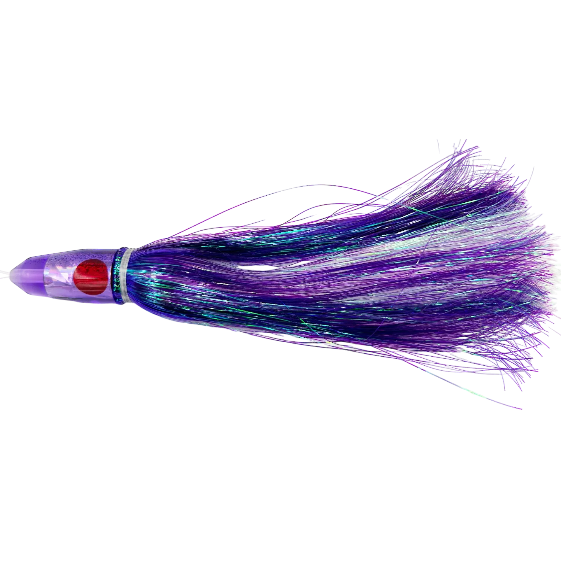 TANTRUM Lures Medium Bullet Strobez Flashabou Skirted Trolling Lure