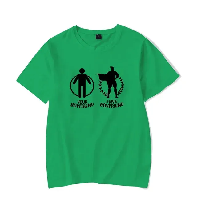 Your Girlfriend My Girlfriend shirts