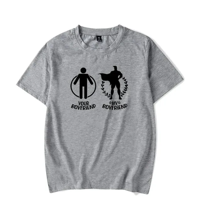 Your Girlfriend My Girlfriend shirts